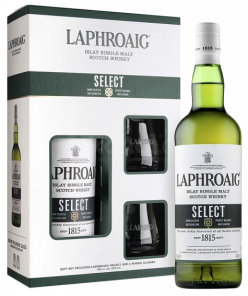 Laphroaig select+sklo 0,7L 40%