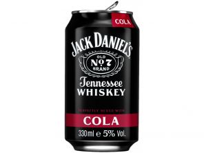 Jack Daniel+Cola PLECH 5% 0,33L