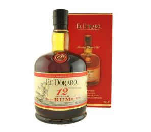 El Dorado Rum 12YO 40% 70cl + 2 skleničky