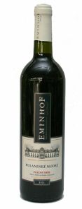 Eminhof Rulandské modré víno s přívlastkem pozdní sběr červené suché 0,75l